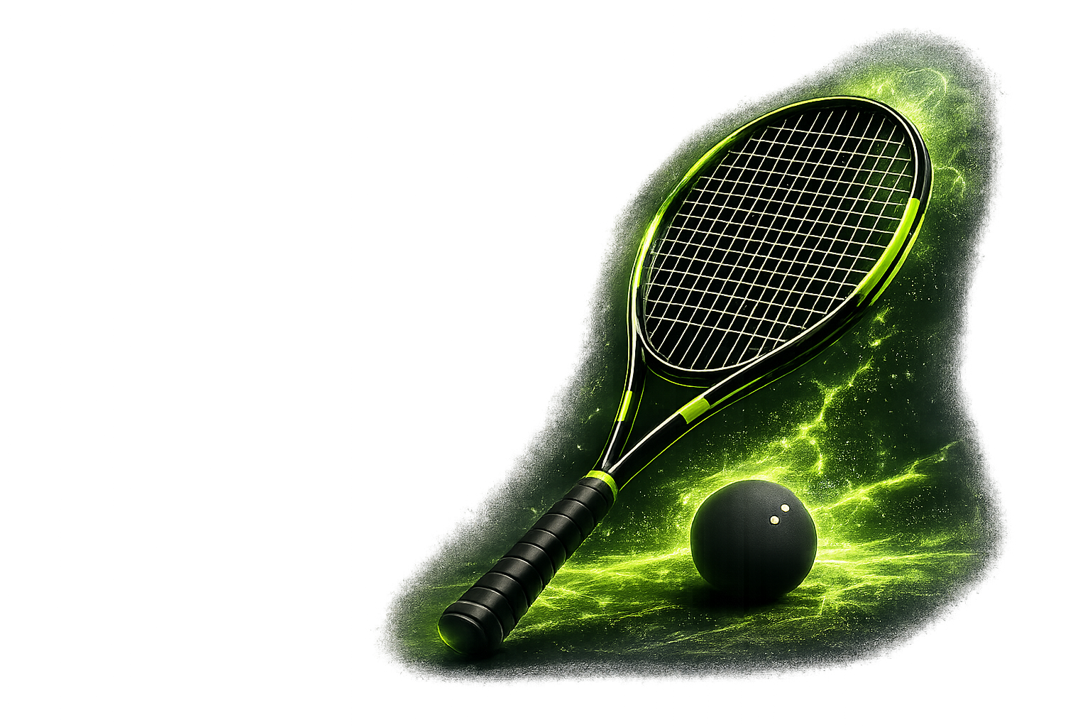 Squash Racket & Court